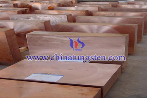 tungsten copper block picture