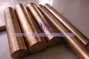 tungsten copper rod picture