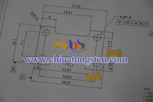 Tungsten bakır ısı alıcı resim