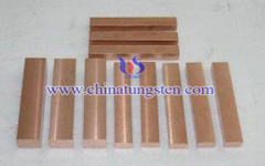 tungsten copper block picture