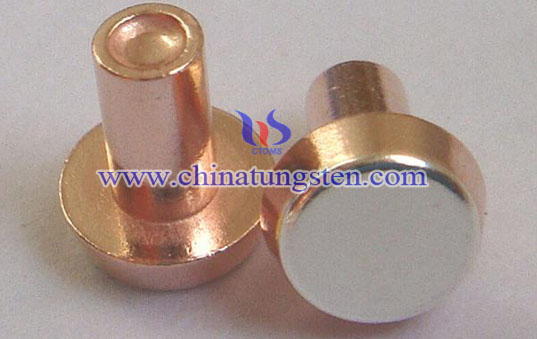tungsten copper rivet electrical contact