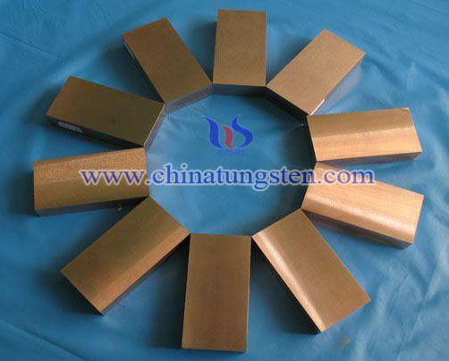 tungsten copper block picture