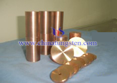 tungsten copper rod picture