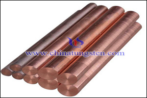 copper tungsten rod photo