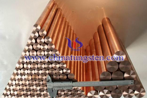 copper tungsten rod photo