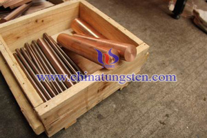 copper tungsten rod photo