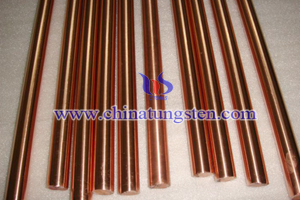 copper tungsten rod photo