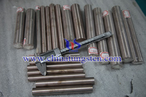 copper tungsten rod photo