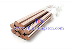 copper tungsten rod photo