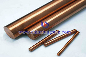 copper tungsten rod photo