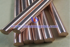 copper tungsten rod photo