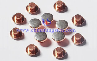 tungsten copper welding button contact